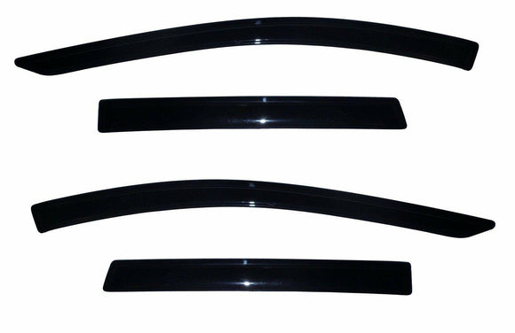 Fit 2012- 2021 Subaru WRX STI Out-Channel Vent Window Visors Rain Sun Wind Guards Shade Deflectors