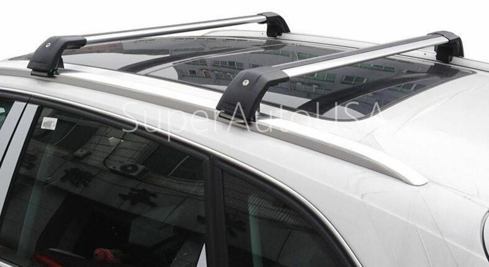 Compatible con Mercedes Benz GLA 2014 -2019 portaequipajes de barra transversal de techo superior.
