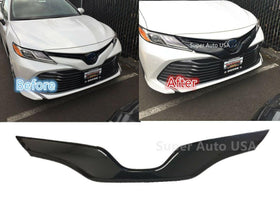 Fits 2018-2023 TOYOTA Camry Car Front Grille Grid Cover Trim Strip (Carbon Fiber Print)
