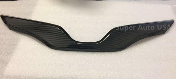 Se adapta a la rejilla delantera del automóvil Toyota Camry 2018-2023, moldura de cubierta (impresión de fibra de carbono) 
