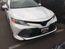 Se adapta a la rejilla delantera del automóvil Toyota Camry 2018-2023, moldura de cubierta (impresión de fibra de carbono) -4