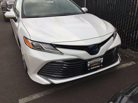 Se adapta a la rejilla delantera del automóvil Toyota Camry 2018-2023, moldura de cubierta (impresión de fibra de carbono) 