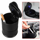 Universal LED Ashtray Auto Car Truck Ash Cylinder Holder Portable Vehicle Ashtray (Blue)-2