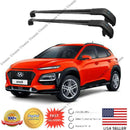 Barra transversal para portaequipajes de techo superior plateada para Hyundai Kona 2018-2021 (negra) -1