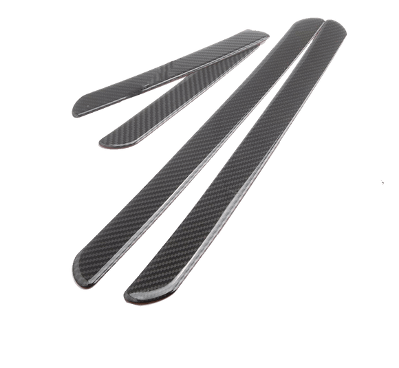Fit iM iQ CHR Scuff Plate Door Sill Panel Step Protector Kit (Carbon Fiber Print)