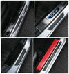 Fit iM iQ CHR Scuff Plate Door Sill Panel Step Protector Kit (impresión de fibra de carbono)