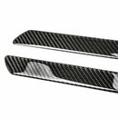 Fit BMW X M Scuff Plate Door Sill Panel Step Protector Kit (Carbon Fiber Print)-5