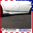 Universal Side Skirts Body Kit Rocker Panels Splitters Winglet Wings (Black, 4 pcs)-2