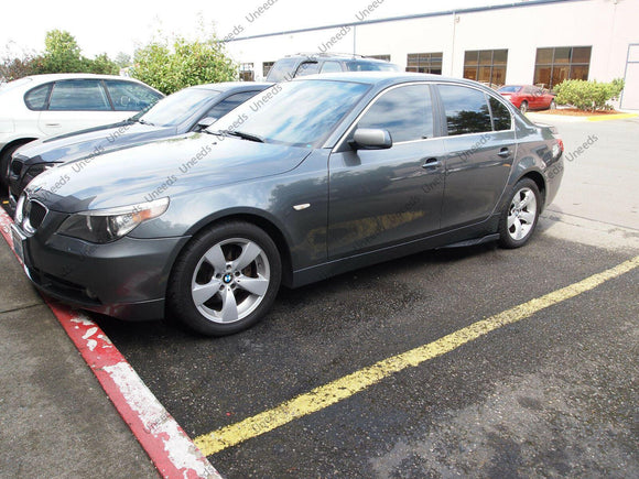 Universal Side Skirts Body Kit Rocker Panels Splitters Wings (Carbon Fiber Print)