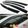 Ajuste 2006-2011 Honda 8TH CIVIC SEDAN 3D Mugen Style Vent Window Viseras Rain Sun Wind Guards Shade Deflectors