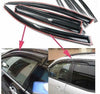 Fit 2006-2011 Honda 8TH CIVIC SEDAN 3D Mugen Style Vent Window Visors Rain Sun Wind Guards Shade Deflectors