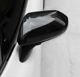 Ajuste de la cubierta del espejo retrovisor de la puerta lateral de Toyota Camry 2018 (impresión de fibra de carbono)
