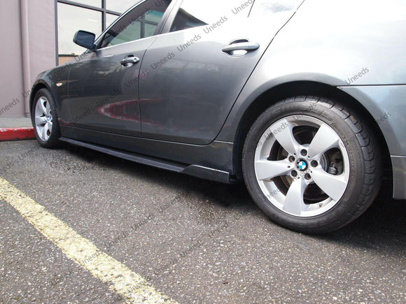 Fits Audi A6 A8 Black Side Skirts Body Kit Rocker Panels Splitters