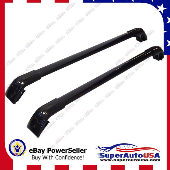 Barra transversal para equipaje compatible con BMW X5 2014-2024 (negra) 