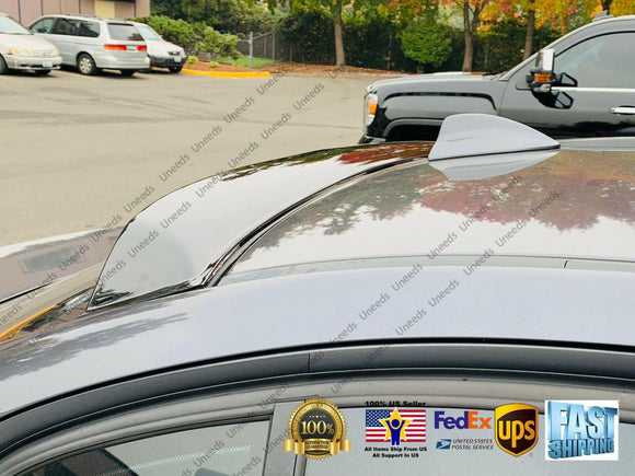 Fit 2006-2011 BMW 3 Series E90 ABS Black Rear Roof Window Visor Spoiler 3D JDM