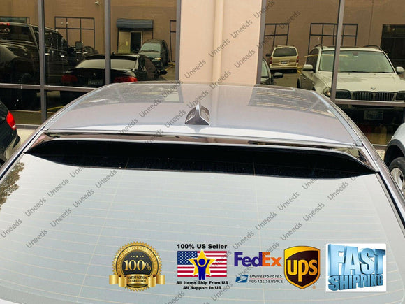 Fit 2006-2011 BMW 3 Series E90 ABS Black Rear Roof Window Visor Spoiler 3D JDM