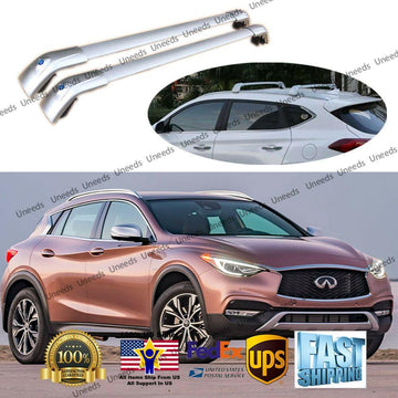 Barra transversal para equipaje compatible con INFINITI QX30 2016-2019 