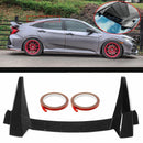 Generadores de vórtices para techo de Honda CIVIC 10th Sedan 2016-2021 (negro brillante) -5