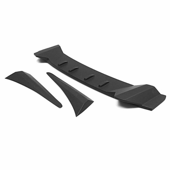 Generadores de vórtices para techo de Honda CIVIC 10th Sedan 2016-2021 (negro brillante) 