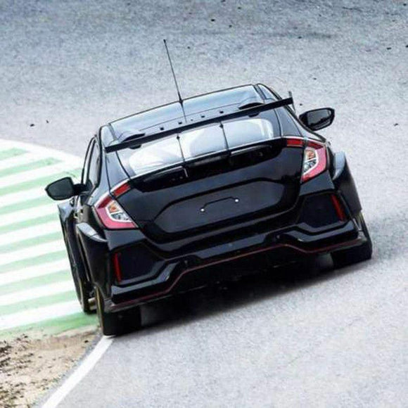 Generadores de vórtices para techo de Honda CIVIC 10th Sedan 2016-2021 (negro brillante) 