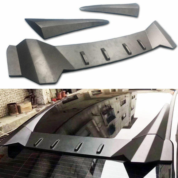 Generadores de vórtices para techo de Honda CIVIC 10th Sedan 2016-2021 (negro brillante) 