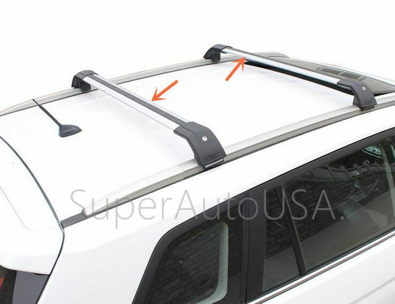 Fit 2016-2019 Nissan Rogue Sport Sliver Roof Rack Crossbar Luggage Carrier