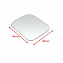 Universal 2PCS White Blind Spot Mirror Wide Angle Rear View Car Side Mirror-7