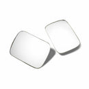 Universal 2PCS White Blind Spot Mirror Wide Angle Rear View Car Side Mirror-8