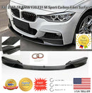 Parachoques delantero estilo M compatible con BMW F30 3 Series 2012-2018, borde inferior (impresión de fibra de carbono) -11