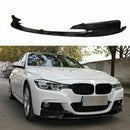 Parachoques delantero estilo M compatible con BMW F30 3 Series 2012-2018, borde inferior (impresión de fibra de carbono) -1