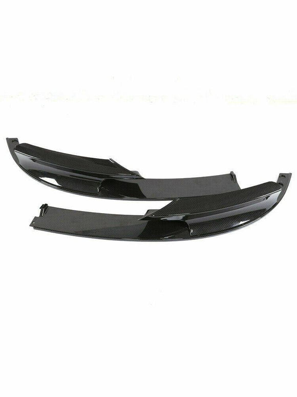 Parachoques delantero estilo M compatible con BMW F30 3 Series 2012-2018, borde inferior (impresión de fibra de carbono) 