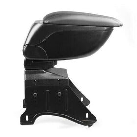 Universal Adjustable  Black Big Storage Armrest Box Center Console (Black)