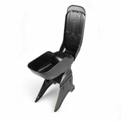 Universal Adjustable  Black Big Storage Armrest Box Center Console (Black)