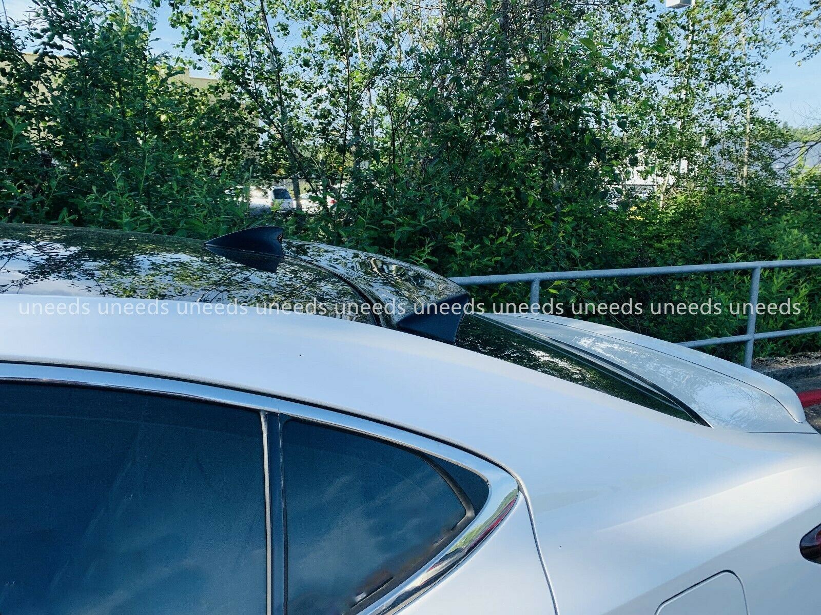 Fit 2013-2018 Lexus ES350 ABS Black Rear Roof Window Visor Spoiler 3D JDM