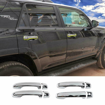 Ajuste para manijas de puertas externas de Toyota Tundra 2007-2019, cubierta decorativa embellecedora (cromada) 