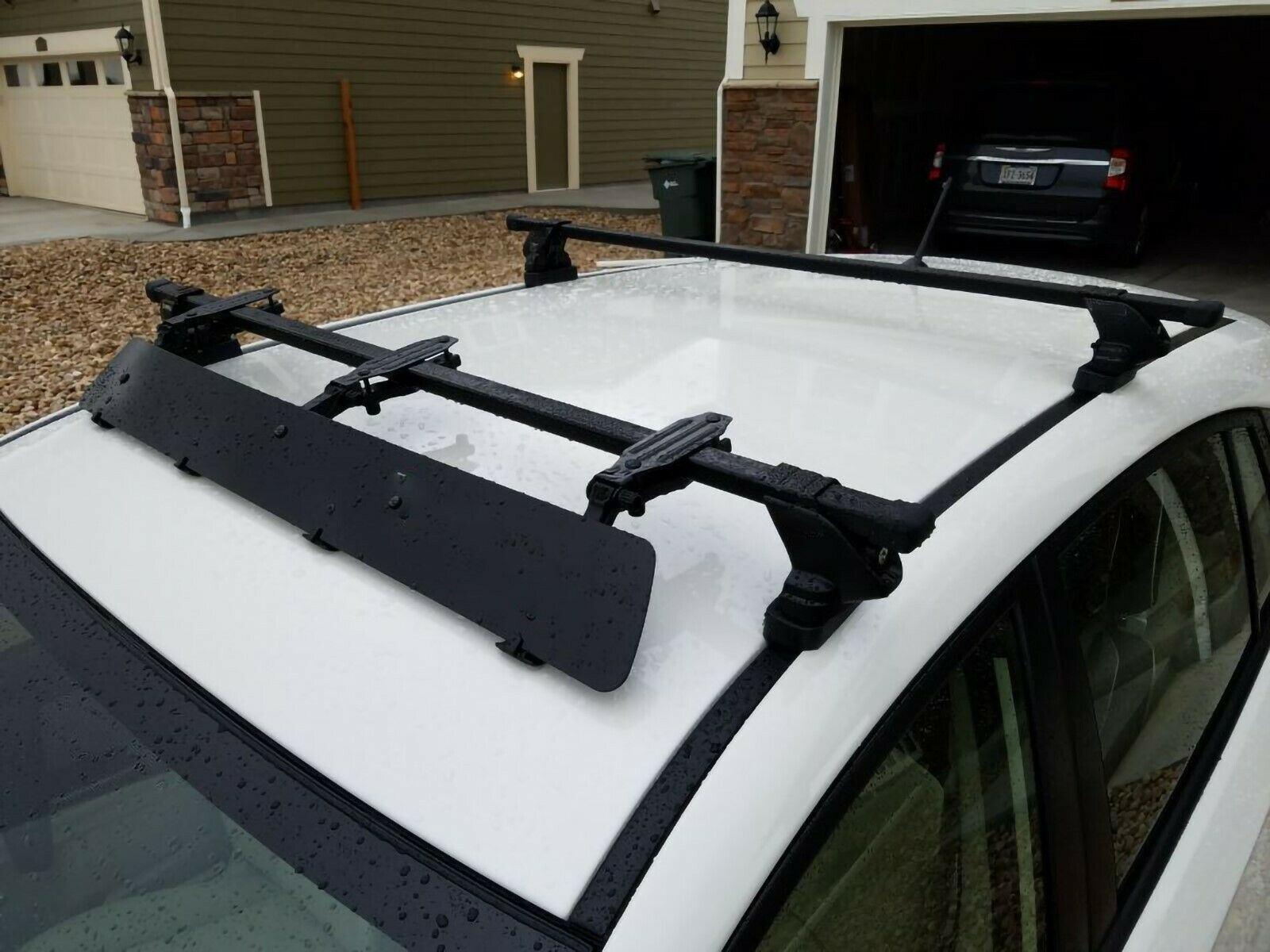 Crossbar best sale wind deflector