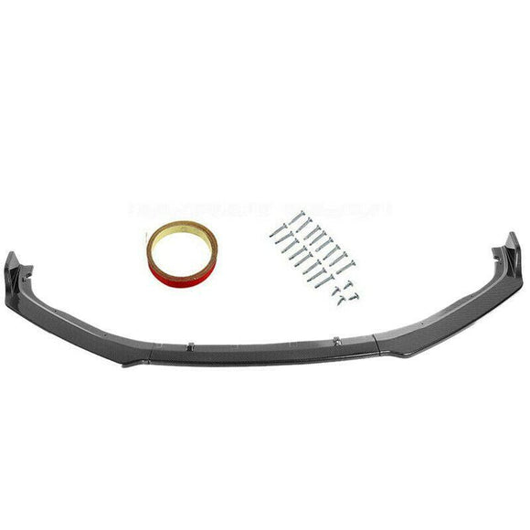 Fit 2019-2020 NISSAN ALTIMA FRONT BUMPER LIP SPOILER (Carbon Fiber Print)