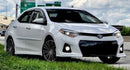Fit 2014-2019 Toyota Corolla Side Skirts Body Kits (Unpainted Matte Black)-6