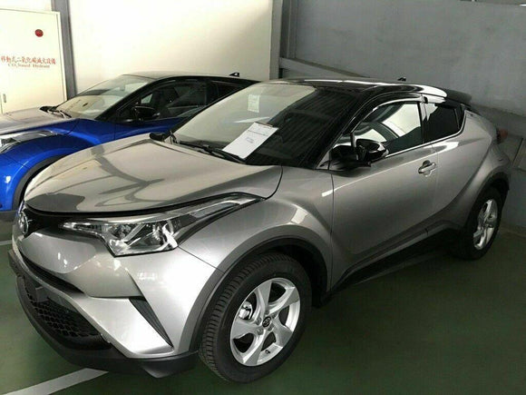 Fit 2018-2021 Toyota CH-R CHR Out-Channel Vent Window Visors Rain Sun Wind Guards Shade Deflectors