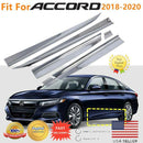 Fit 2018-2023 Honda Accord Stainless Steel Side Body Door Molding Trim (Chrome, 6 pcs)-7
