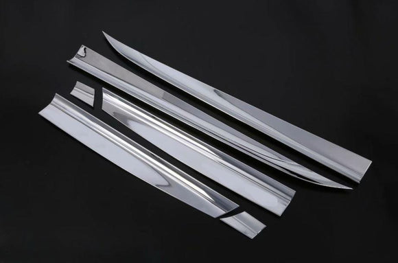 Fit 2018-2023 Honda Accord Stainless Steel Side Body Door Molding Trim (Chrome, 6 pcs)