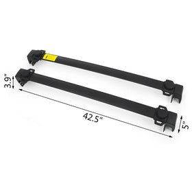 Fit 2017-2020 Jeep Compass Cross Bar Baggage Roof Rack OE Style Crossbars