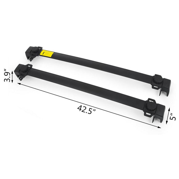 Fit 2017-2020 Jeep Compass Cross Bar Baggage Roof Rack OE Style Crossbars