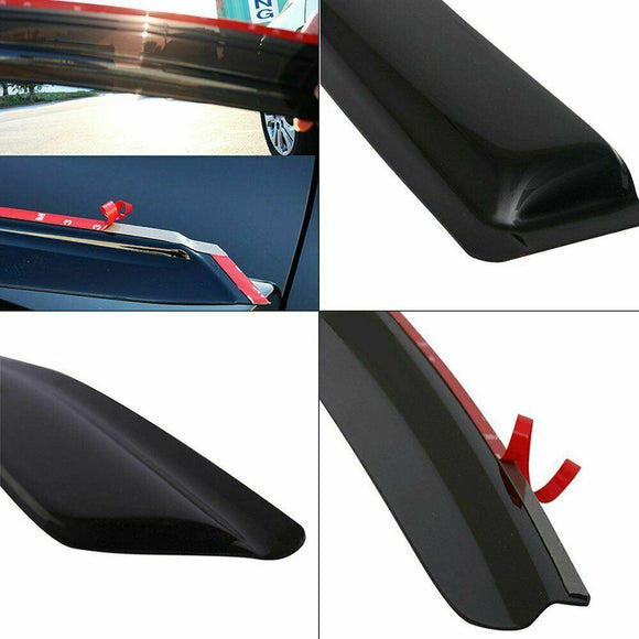 Fit 2020-2026 Toyota Corolla 4Dr Sedan In-Channel Vent Window Visors Rain Sun Wind Guards Shade Deflectors