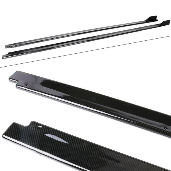Side Skirt - Carbon Fiber Print Fits Toyota Camry 2018-2024