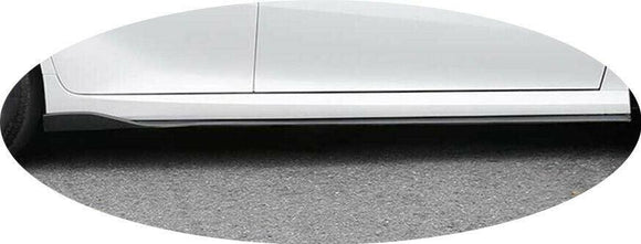 Fit BMW Side Skirt Extensions Splitters Lip Polypropylene 78.7"/2m (Gloss Black)