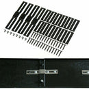 Fit BMW Side Skirt Extensions Splitters Lip Polypropylene 78.7"/2m (Gloss Black)-5