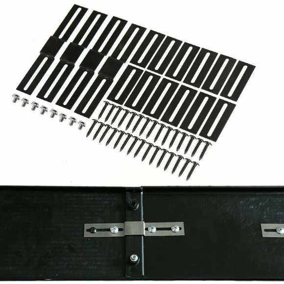 Fit BMW Side Skirt Extensions Splitters Lip Polypropylene 78.7"/2m (Gloss Black)