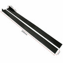 Fit BMW Side Skirt Extensions Splitters Lip Polypropylene 78.7"/2m (Gloss Black)-7