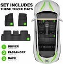 Fit 2017-2020 Tesla Model 3 Floor Mats Anti Spill Lazer Cut Floor Mats-6
